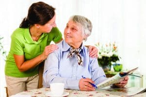 Dementia live in carer