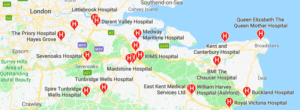 Hospitals covered by our Live-in Care Kent service