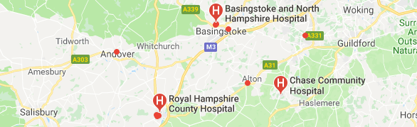 Hospitals in Hampshire