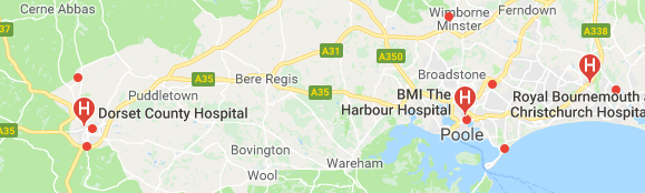 Hospitals in Dorset