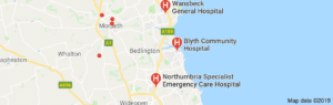 Northumberland hospitals