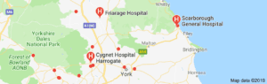 North Yorkshire hospitals