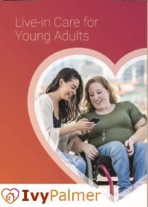 Live-in Care Young Adults brochure - Front