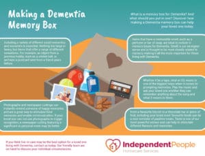A memory Dementia box with ideas