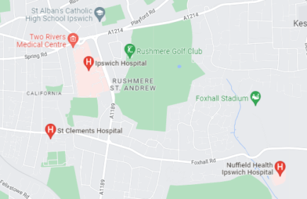 Hospitals in Ipswich