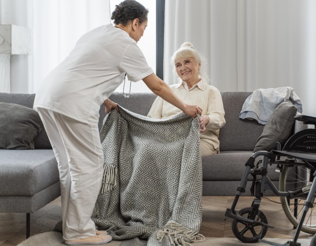 elderly live in carer